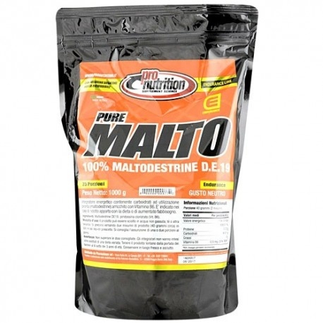 Maltodestrine Pro Nutrition, Pure Malto, 1000 g.