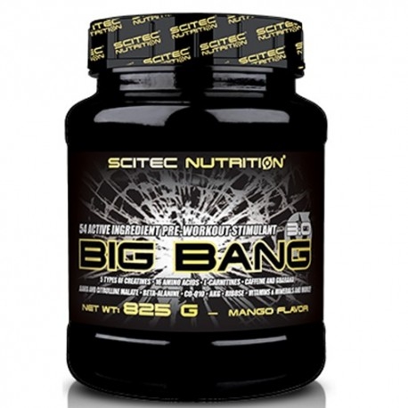 Pre Workout Scitec Nutrition, Big Bang 3.0, 825 g.