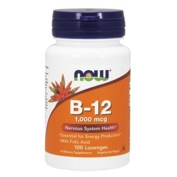 Vitamina B Now Foods, B-12, 100 cpr.