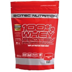 Proteine del Siero del Latte (whey) Scitec Nutrition, 100% Whey Protein Professional, 500 g.