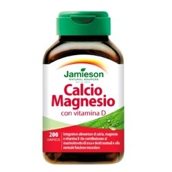 Calcio Jamieson, Calcio Magnesio con vitamina D, 200 cpr.
