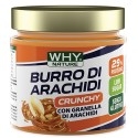 Burro di Arachidi WHY Nature, Burro di arachidi Crunchy, 350 g.