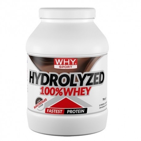 Proteine del Siero del Latte (whey) WHY Sport, Hydrolyzed 100% Whey, 750 g.