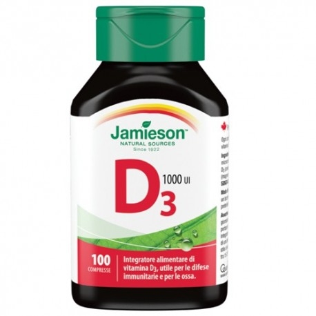 Vitamina D Jamieson, Vitamina D3 1000, 100 cpr