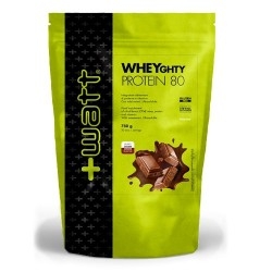 Proteine del Siero del Latte (whey) +Watt, WHEYghty Protein 80, Sacchetto da 750 g