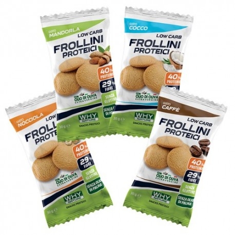 Biscotti e Dolci WHY Nature, Frollini Proteici, 30 g.