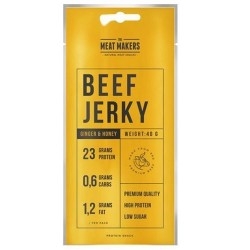 Proteine della carne Pro Nutrition, Beef Jerky Ginger Honey, 40 g