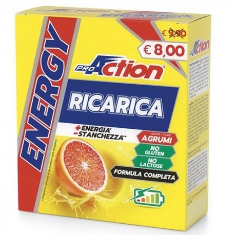 Tonici - Energizzanti Proaction, Energy Ricarica, 10 bustine