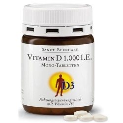 Vitamina D Sanct Bernhard, Vitamina D 1000 UI, 250 cpr