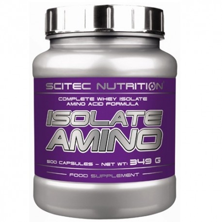 Aminoacidi essenziali Scitec Nutrition, Isolate Amino, 500 cps.
