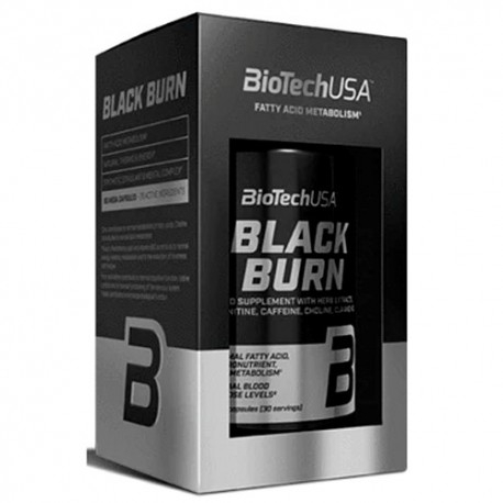 Pre Workout BioTech Usa, Black Burn, 90 cps