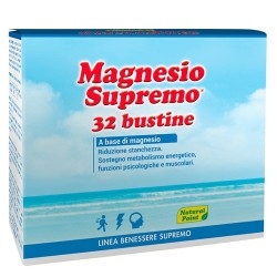 Zinco e Magnesio Natural Point, Magnesio Supremo, 32 bustine