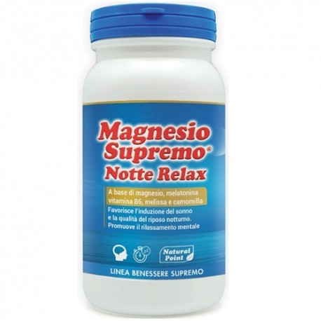 Sonno Natural Point, Magnesio Supremo Notte Relax, 150 g