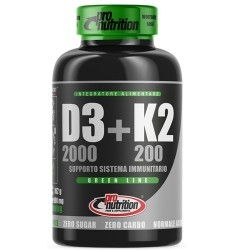Vitamina D Pro Nutrition, Vitamina D3+K2, 120 cpr