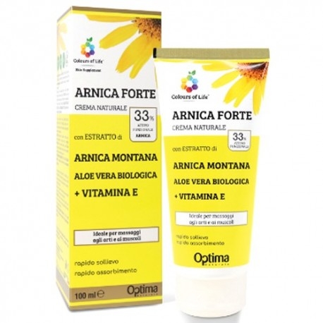 Creme Lenitive Optima Naturals, Arnica Forte, 100 ml