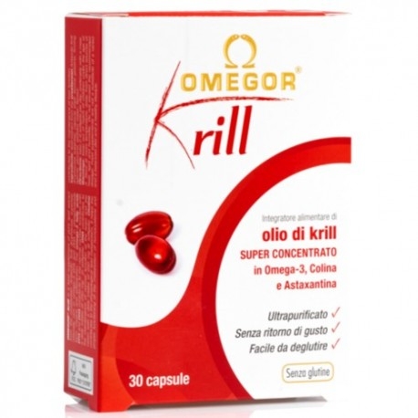 Omega 3 Omegor, Krill Oil, 30 perle