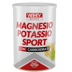 Idratazione WHY Sport, Magnesio Potassio Sport, 400 g. + Borraccia