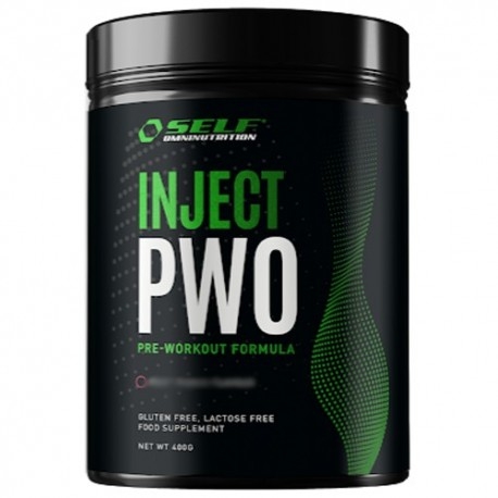 Pre Workout Self Omninutrition, Inject PWO con Caffeina, 400 g