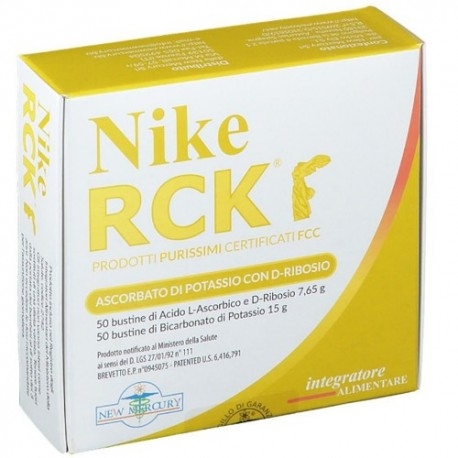 Bicarbonato di Potassio New Mercury, Nike RCK, 100 bustine