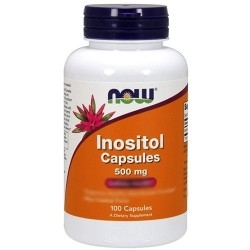 Colina e Inositolo Now Foods, Inositol, 100 cps
