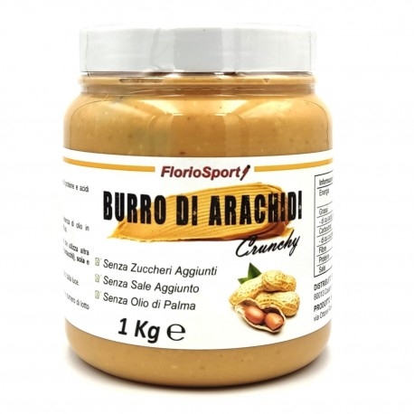 Burro di Arachidi FlorioSport, Burro di Arachidi Crunchy, 1000 g