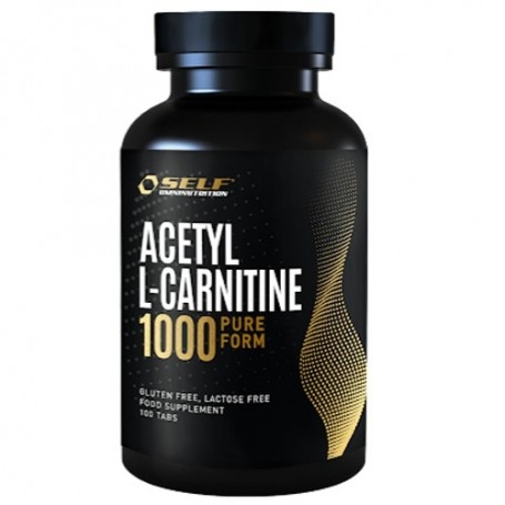 Acetil L-Carnitina Self Omninutrition, Acetyl-L Carnitine, 100 cpr