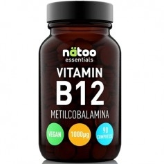 Vitamina B Natoo, Essentials Vitamin B12, 60 cps