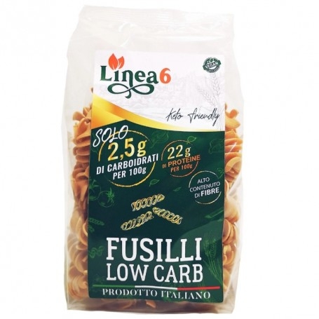 Pasta e Riso Linea6, Pasta Low Carb Fusilli, 250 g