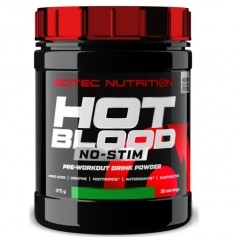 Pre Workout Scitec Nutrition, Hot Blood No-Stim, 375 g