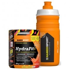 Idratazione Named Sport, Hydra Fit + Borraccia, 400 g.