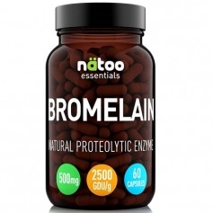 Enzimi digestivi Natoo Essentials, Bromelain, 60 cps