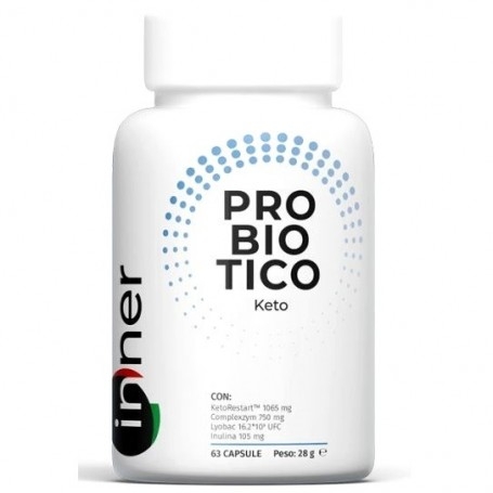 Probiotici Inner, Probiotico Keto, 63 cps