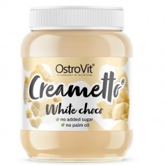 Creme Sugar Free OstroVit, Creametto White Chocolate, 350 g