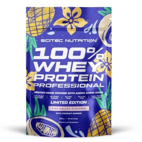 Proteine del Siero del Latte (whey) Scitec Nutrition, 100% Whey Protein Professional, 500 g.