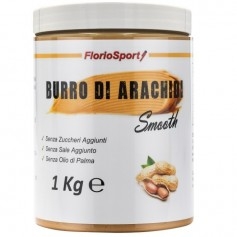 Home FlorioSport, Burro di Arachidi Smooth, 1000 g (Sc.01/2023)