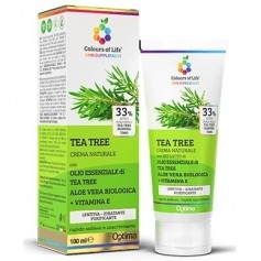 Creme Lenitive Optima Naturals, Tea Tree, 100 ml