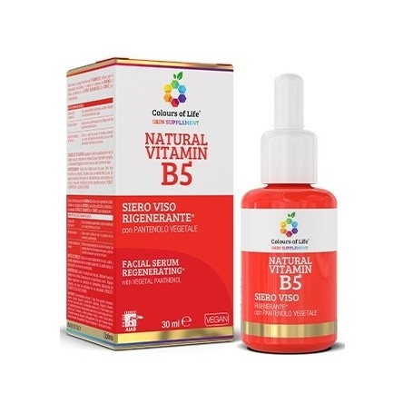Offerte Limitate Optima Naturals, Siero viso Natural Vitamin B5, 30 ml