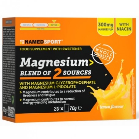 Zinco e Magnesio Named Sport, Magnesium Blend 20 pz