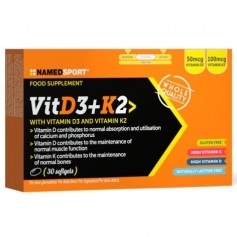 Vitamina D Named Sport, Vitamina D3+K2, 30 cps