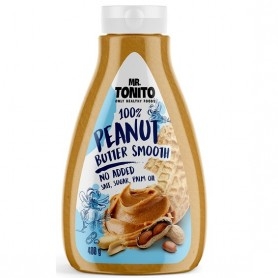 Burro di Arachidi OstroVit, Mr Tonito Peanut Butter Smooth, 400 g