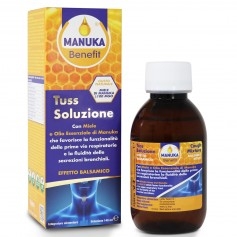 Funzionalità respiratorie Optima Naturals, Manuka Benefit Tus, 140 ml