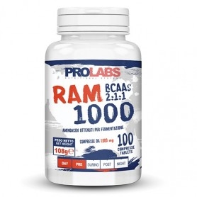 Aminoacidi Ramificati (Bcaa) Prolabs, Ram 1000, 100 cpr.