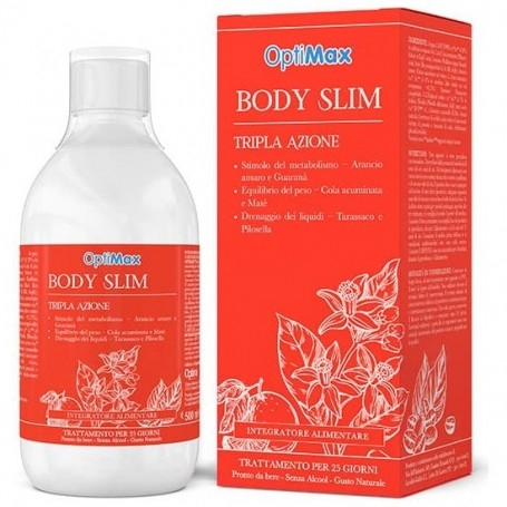Controllo del Peso Optima Naturals, Optimax Body Slim, 500 ml