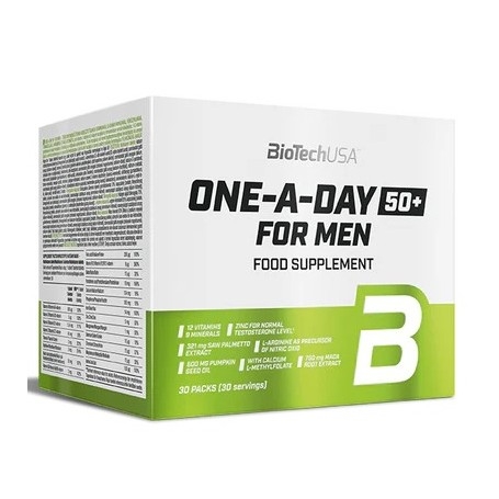 Equilibrio del Testosterone Biotech Usa, One a Day 50+ for Men, 30 Bustine