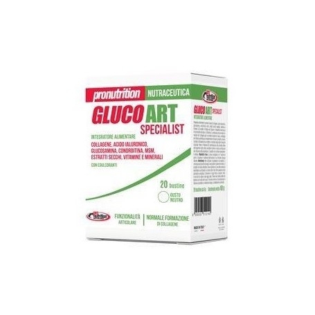 Glucosamina, Condroitina, MSM Pro Nutrition, Glucoart Specialist, 20 bustine