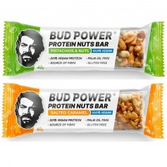 Barrette proteiche Bud Power, Protein Nuts Bar, 40 g