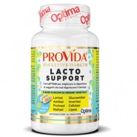 Enzimi digestivi Optima Naturals, Provida Lacto Support, 40 cps
