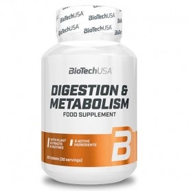 Funzionalità digestiva Biotech Usa, Digestion e Metabolism, 60 cpr
