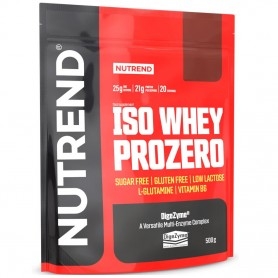 Proteine del Siero del Latte (whey) Nutrend, Iso Whey ProZero, 500 g