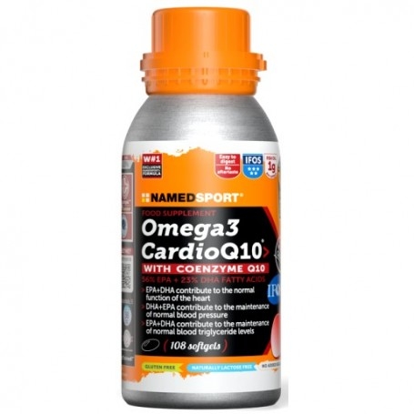 Omega 3 Named, Omega 3 Cardio Q10, 108 cps